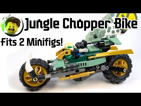 Customized Lego Jungle Chopper Bike From Ninjago: The Island - Youtube