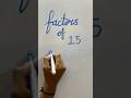 Factors Of 15 Mathsbyjigs Maths Education Knowledge Study Factorsandmultiples Information Factors Of 15 Mathsbyjigs Maths Education Knowledge Study Factorsandmultiples Information
