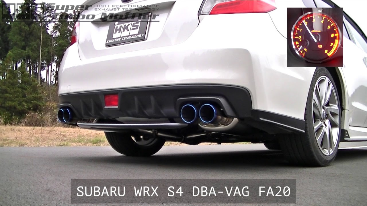 BLITZ / NUR-SPEC C-Ti VAG SUBARU WRX S4 EXHAUST SOUND - YouTube