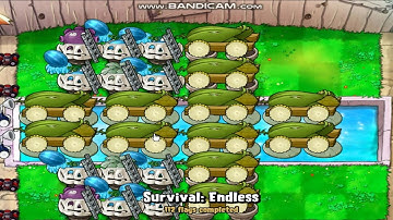 Plants Vs Zombies - Survival Endless - 12 Cob Setup