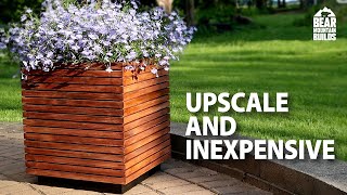Modern Raised Planter Box | Simple and Fast