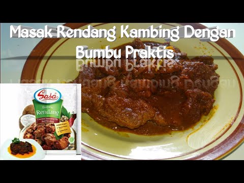 Resep Rendang Kambing Bumbu Instan