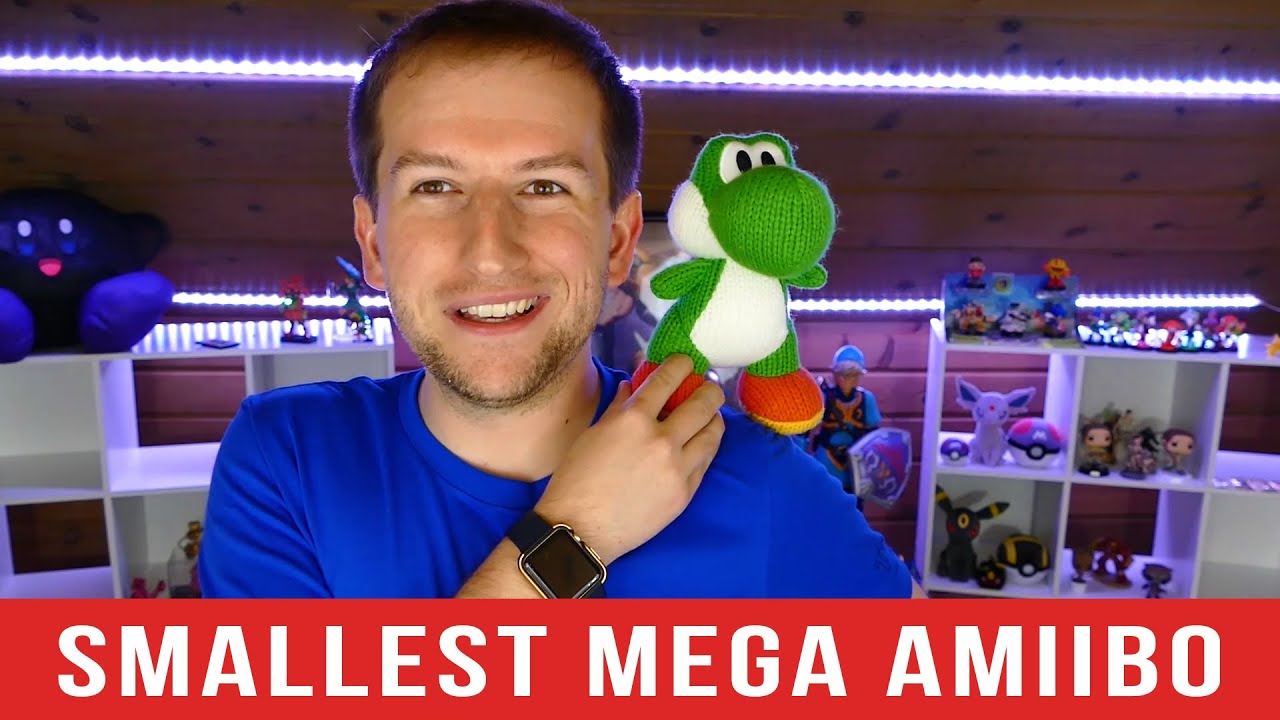 Smallest MEGA amiibo -Opening a Mega Yarn Yoshi