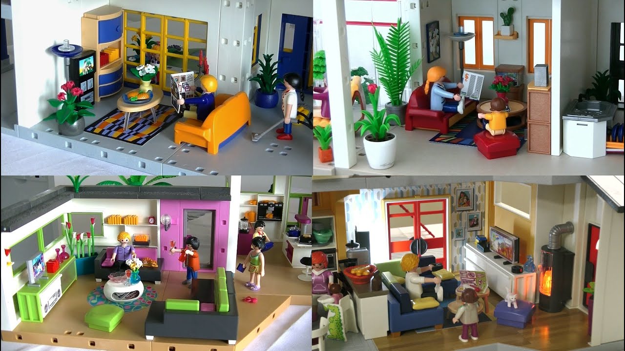 Evolution Playmobil (fr) : Le salon moderne (2000 - 2022) 