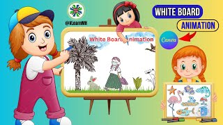 Create Whiteboard Animation Free With #canva AI | Hand Writing #animation Video