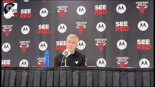Billy Donovan Chicago Bulls Postgame Press Conference vs. Timberwolves 12-29-25