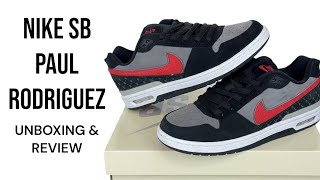 Nike SB Zoom Air Paul Rodriguez 1 OG „Bred“ IM7147-001 - Review & Unboxing