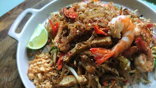 Pad Thai Noodles 泰式金边河粉 padthairecipe padthainoodles thaifood thainoodles 泰式料理 泰式河粉