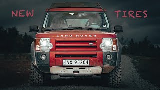 New tires for the Land Rover Discovery 3