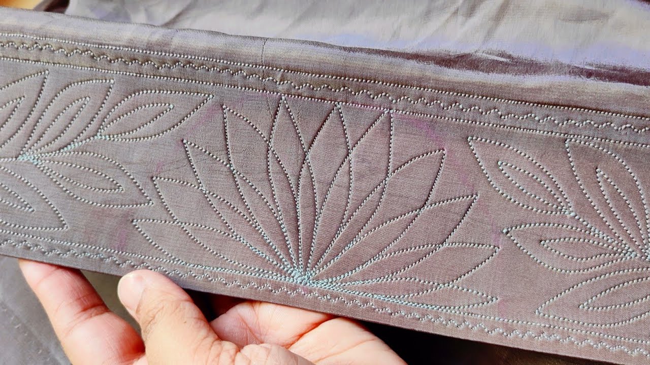 Elegant 💥 Leaf Mohri Design | Latest Silai Machine Work | 2025 Suit Mohri Ideas