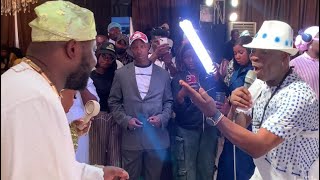 SEE HOW NUMBER ONE OF FUJI, WASIU AYINDE WARN A GROOM NOT TO CHEAT ON HIS WIFE AT THEIR WEDDING DAY
