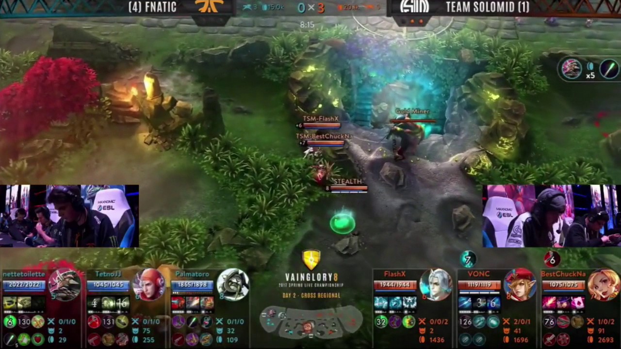 TSM (TeamSoloMid) Vs. Fnatic GAME 3: Vainglory Western Unified LIVE CHAMPIONSHIPS SPRING 2017