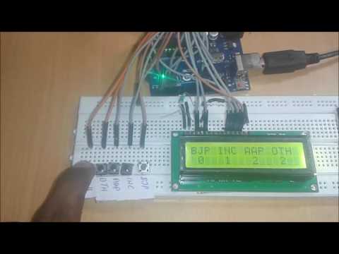 Simple Voting Machine using Arduino