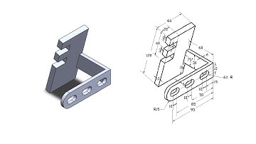 SolidWorks #14 - Tutorial CSWA Exam - Intermediate Part Modeling 7 - Linear Pattern