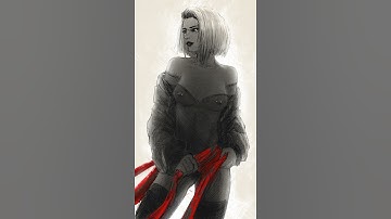 Drawing Procreate Time Lapse Art | Comic book Style Manga #shorts