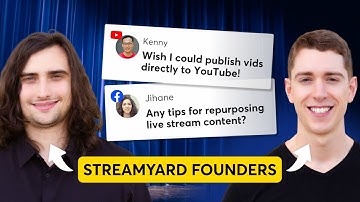 Ask StreamYard - Updates to Simplify Repurposing & Publishing Content (#234)