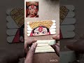 ma Durga penting on icecream stick ||art by chinmay #durga ma
