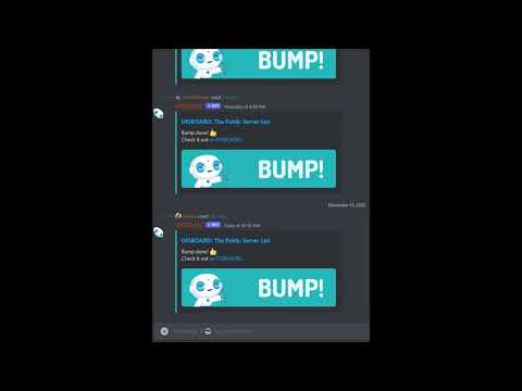 How To Bump A Discord Server