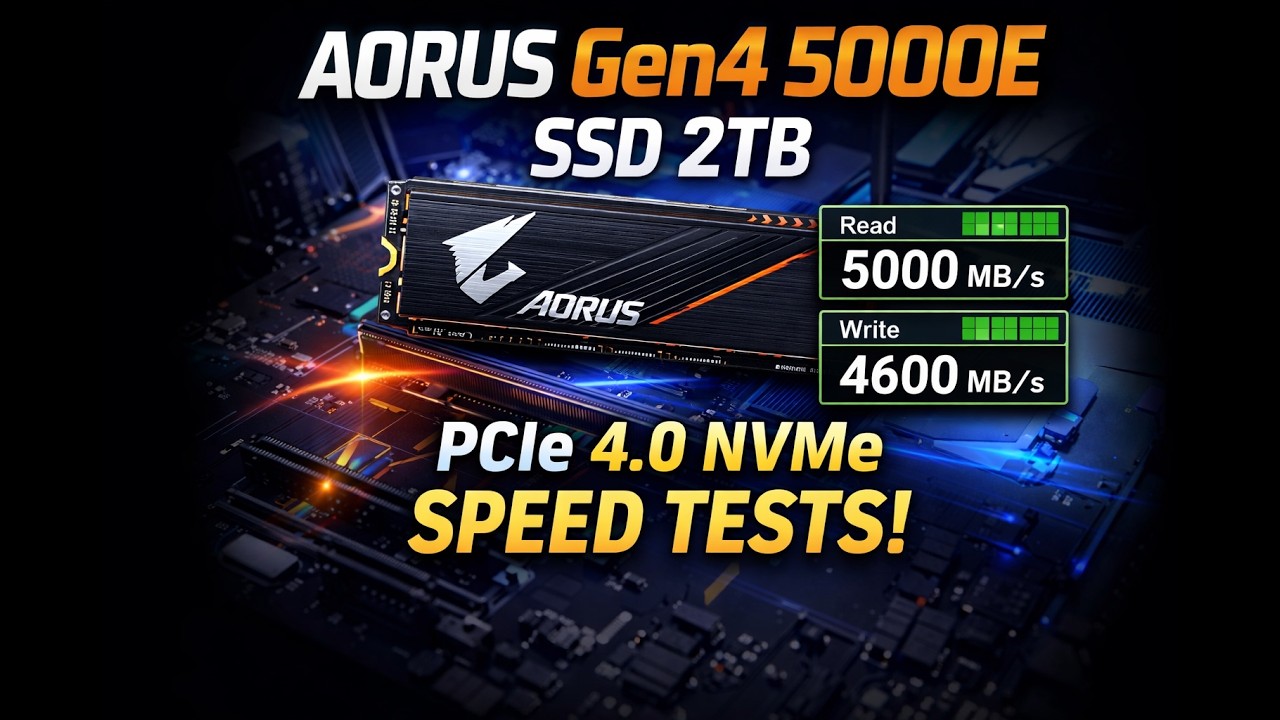 AORUS Gen4 5000E SSD 2TB | PCIe 4.0 NVMe Performance Explained - YouTube