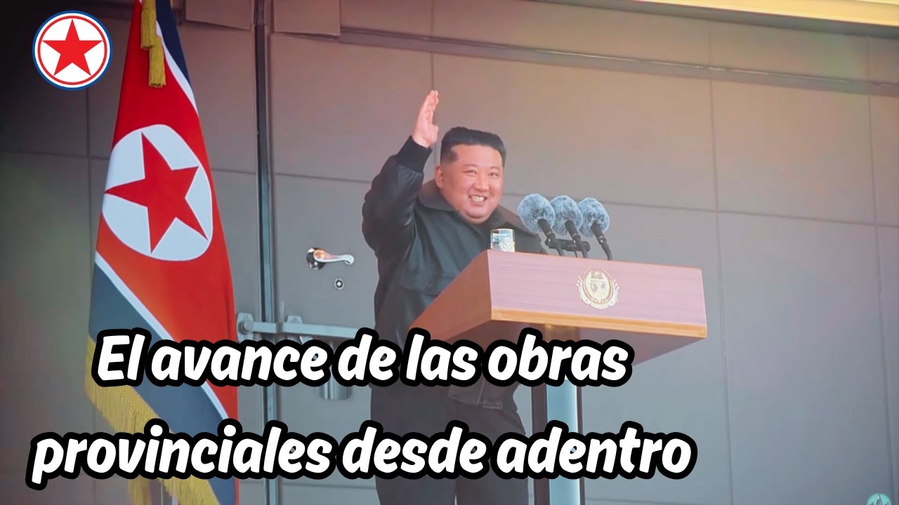 Kim Jong Un | Visita el sitio de construcción de la granja de invernadero combinada Sinuiju