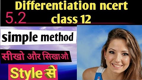 differentiation class 12 ncert exercise 5.2 chapter 5 question no 6 7 8 solution maths solution