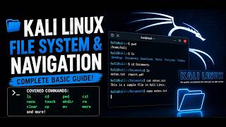 Kali Linux File System & Navigation Tutorial for Beginners | Basic Linux Commands Explained