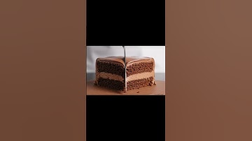 【4K】【ASMR】Slicing a Molten Cake - Chocolate Perfection