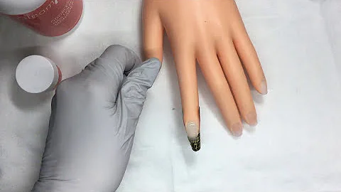 One Color Sculptured Nail Tutorial using Odorless ...