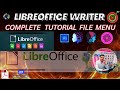 LibreOffice Writer File Menu Complete Tutorial |O Level |CCC| All Comparatives Exam Basic to Advance