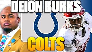 Deion Burks is a COLT! 👀 Steve Smith Breaks Down the 7th Rounder