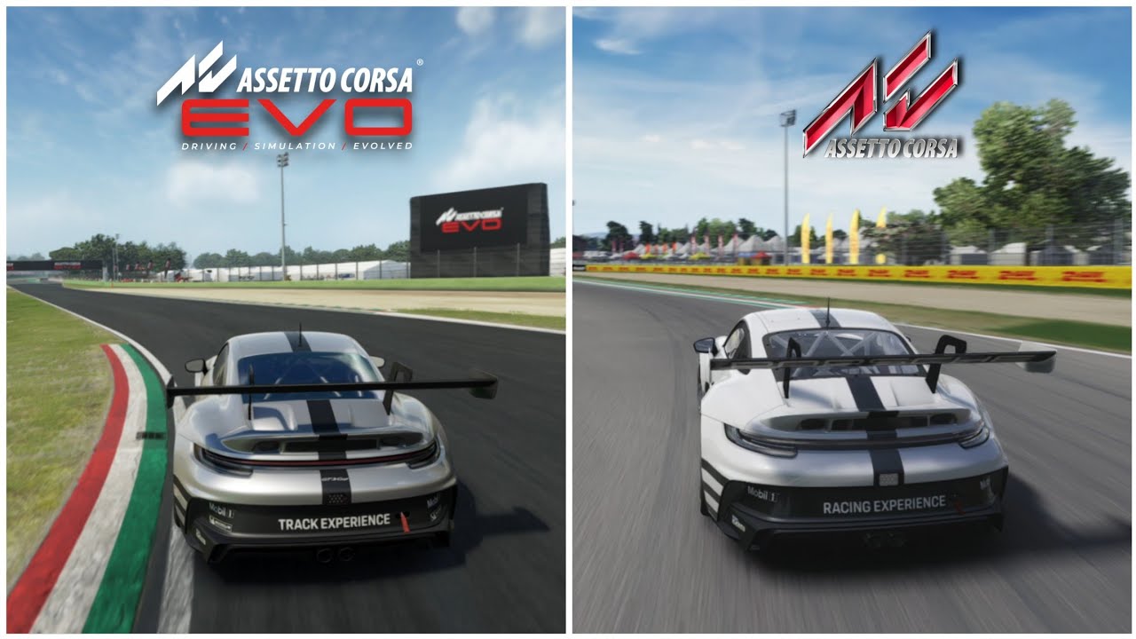Assetto Corsa EVO VS ORIGINAL AC? - Side by side COMPARISON (RTX 4090) - IS AC EVO REALLY BETTER??