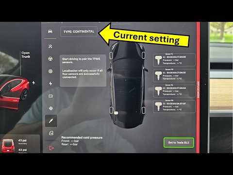 How to switch Tesla TPMS mode from RF to Bluetooth (Service Mode!) (Continental 433MHz to Tesla BLE)