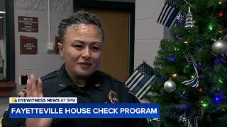 Police offer house check program in Fayetteville