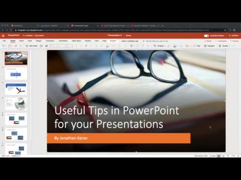 5 USEFUL TIPS WHICH YOU CAN USE IN POWERPOINT: OFFICE 365 - YouTube