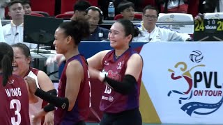 Royse Tubino UNSTOPPABLE POWER for Choco Mucho vs. ZUS Coffee in Set 2 🍫 | 2025 PVL on Tour