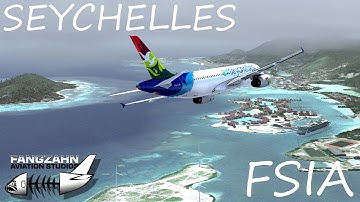 [FSX] A320 Air Seychelles Landing