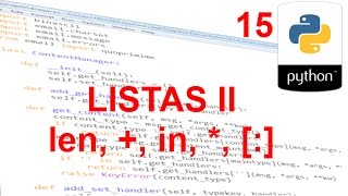 Listas II - 15 - Python básico para gente de C#, C++ y Java