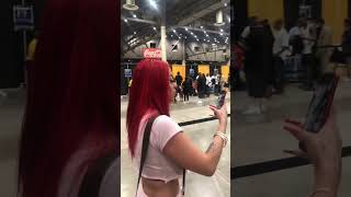 MC Magic & Ghetto Princess meet at a Houston car show in 2022