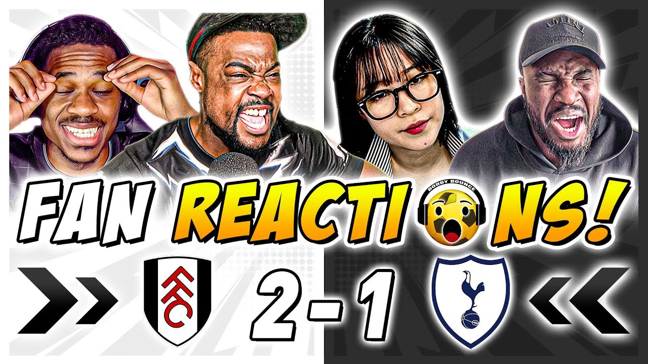 Spurs Fans MELTDOWN 🤬 Reactions to Fulham 2-1 Tottenham | Premier League Fan Reactions