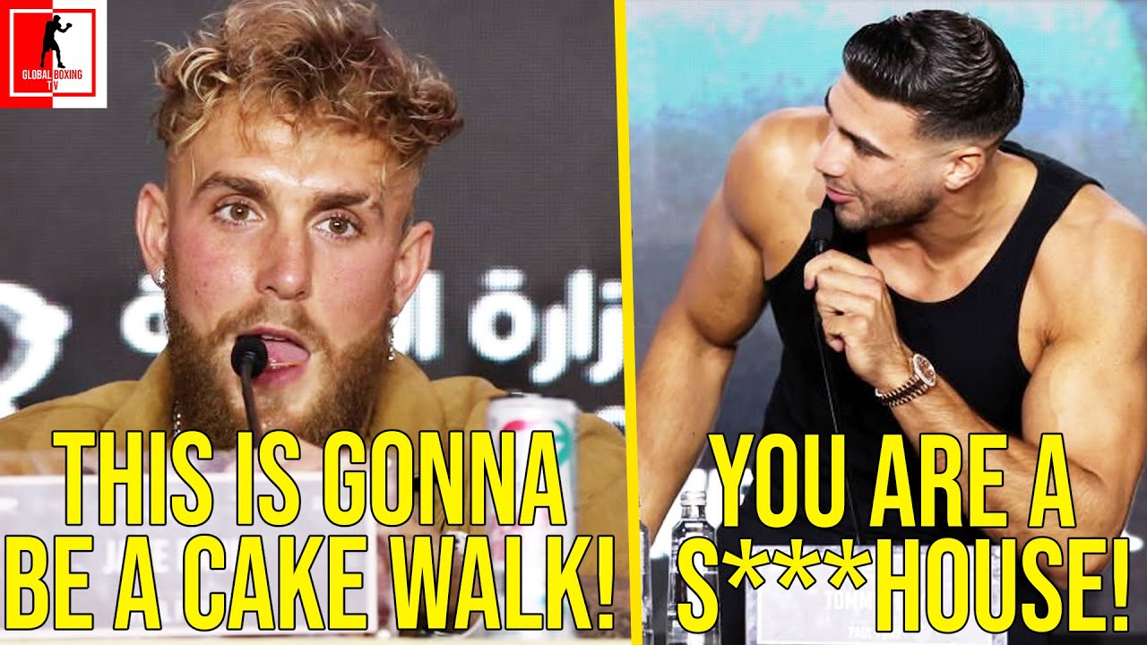 All The TRASH TALK Said Jake Paul and Tommy Fury at Press Conference