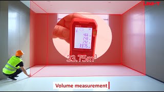 Laser Distance Meter UNI-T LM120A Rangefinder Measurer UNIT UNI T Meteran Ukur 120 Meter Area Volume Infrared Instrument Ruler