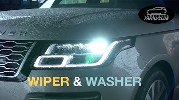 How to Use Land Rover Wiper & Washer Controls