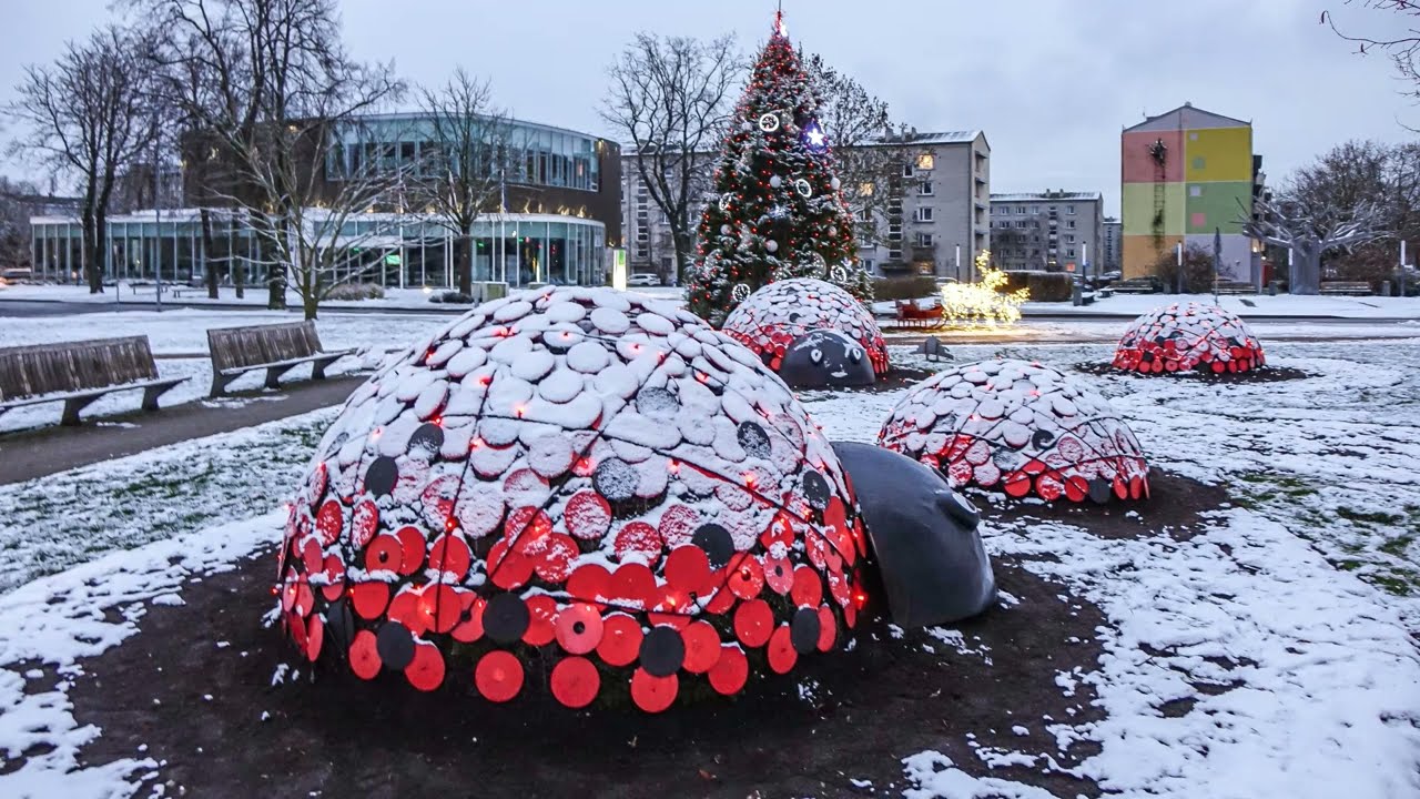 Pārventas centrs izgreznots !!! Novembris 2022. Ventspils