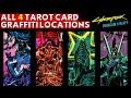 Where To Find ALL TAROT CARD GRAFFITI LOCATIONS IN DOGTOWN | Cyberpunk 2077 Phantom Liberty