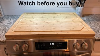 Noodle board stove top cover review