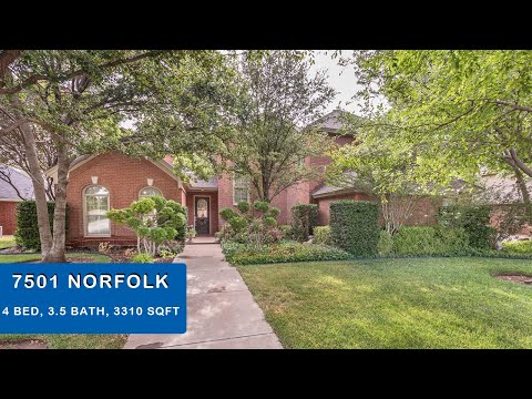 7501 Norfolk Ave, Lubbock, TX home video tour