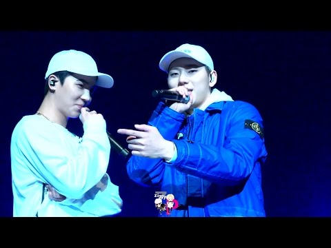 151225 거북선 전후 멘트 / 지코 직캠 with 송민호 앤덥 자메즈 @ 블랙크리스마스 파티 ZICO focus fancam