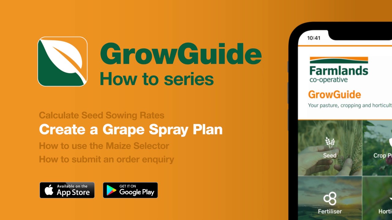 Grow Guide - Grape Spray Plan