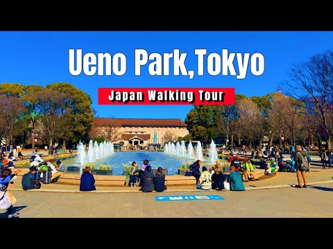 Ueno Prak,Tokyo Walking Tour -4K JAPAN- One of the best sightseeing spots