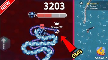 OMG 😱 I Break The Wall Of Snake io Map? SNAKE.IO EPIC MOMENT!